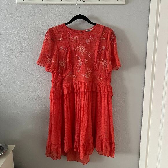 Anthropologie Ranna Gill Basilia Embroidered Dress - Picture 4 of 9